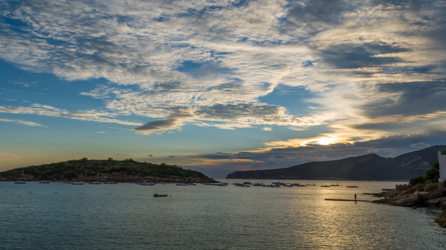 Coucher de soleil à Sant Elm